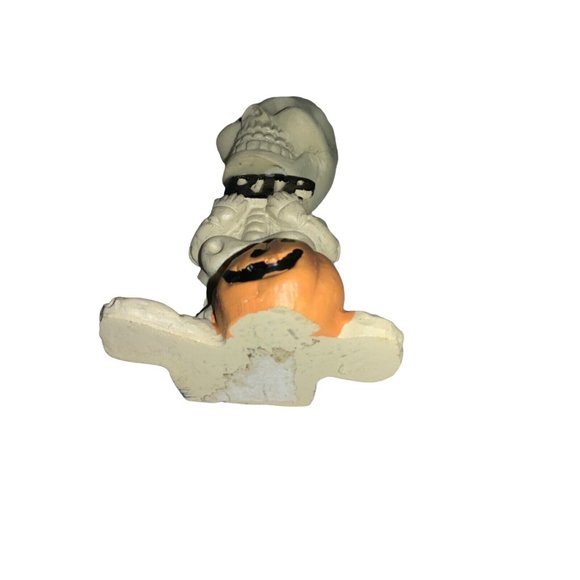 HALLOWEEN Skeleton FIGURINE. HEAD ON SPRING BOBBLE HEAD / NODDER - Picture 7 of 9